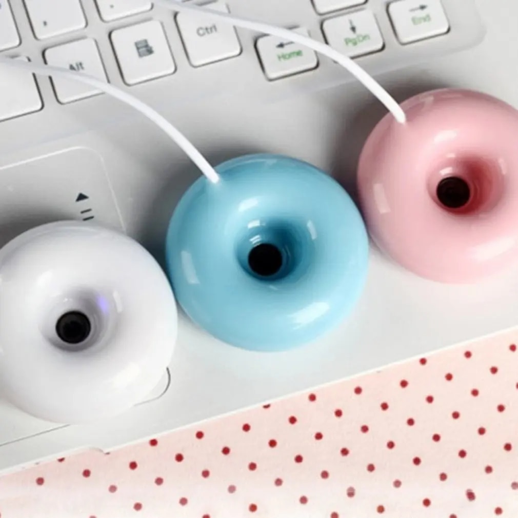Mini Portable Donuts Negative Ion Humidifier USB Air Humidifier Purifier Aroma Diffuser Steam For Home. 
