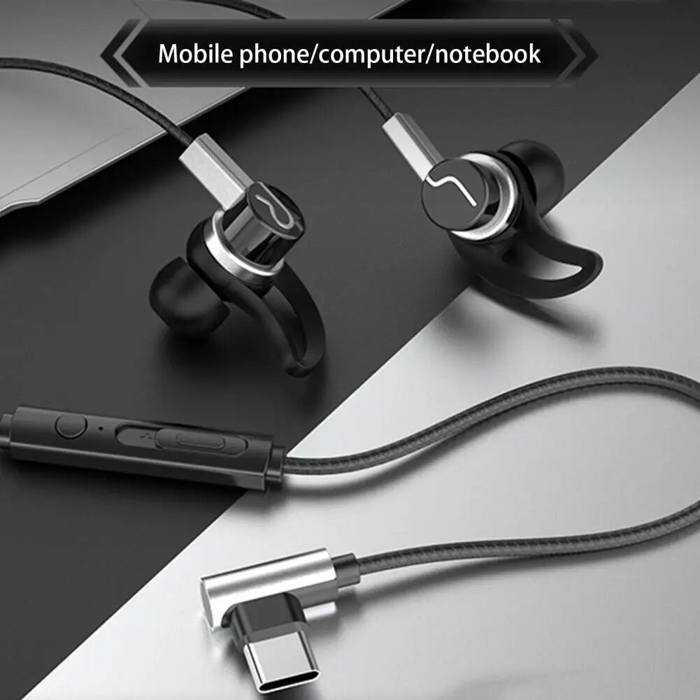 Universal Wired Earphone No-Delay Gaming Headset Noise Reduction Anti-interference Wired Headphone Listen to Music. 