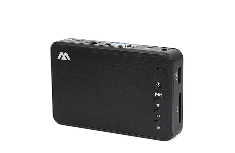 Portable Full HD Media Player Support VGA 1080P SD Card USB Flash Driver Autoplay Multi Media MP3 MP4 HDD Player Box. 