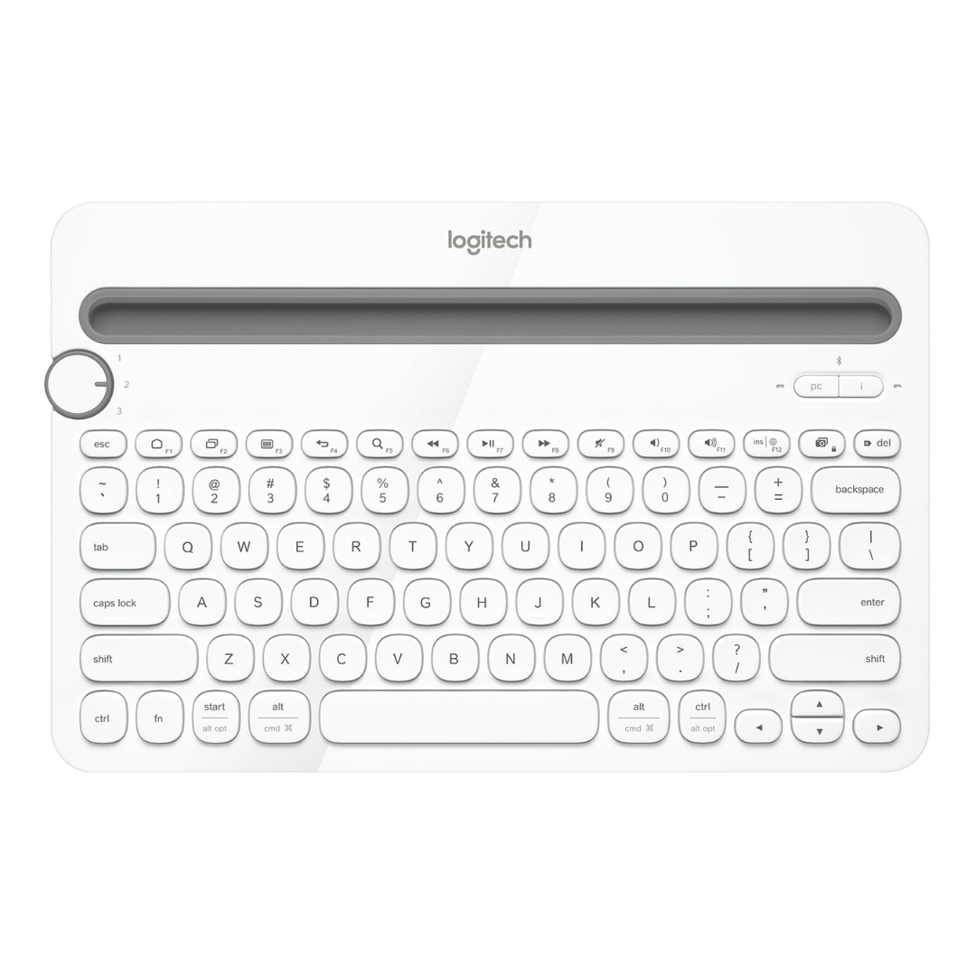 Logitech Bluetooth Multi-Device Keyboard K480, Works with Windows and Mac Computers, Android and iOS Tablets and Smartphones