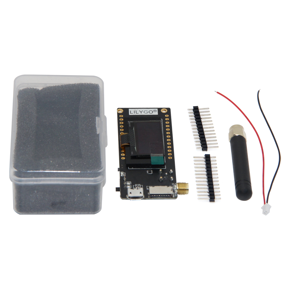 LILYGO® TTGO LoRa32 V2.1 ESP32 433MHz/868MHz/915MHz OLED 0,96 Tums SD Kort Bluetooth Wifi Tradlos Modul Sma Ip5306 433mhz C140647550