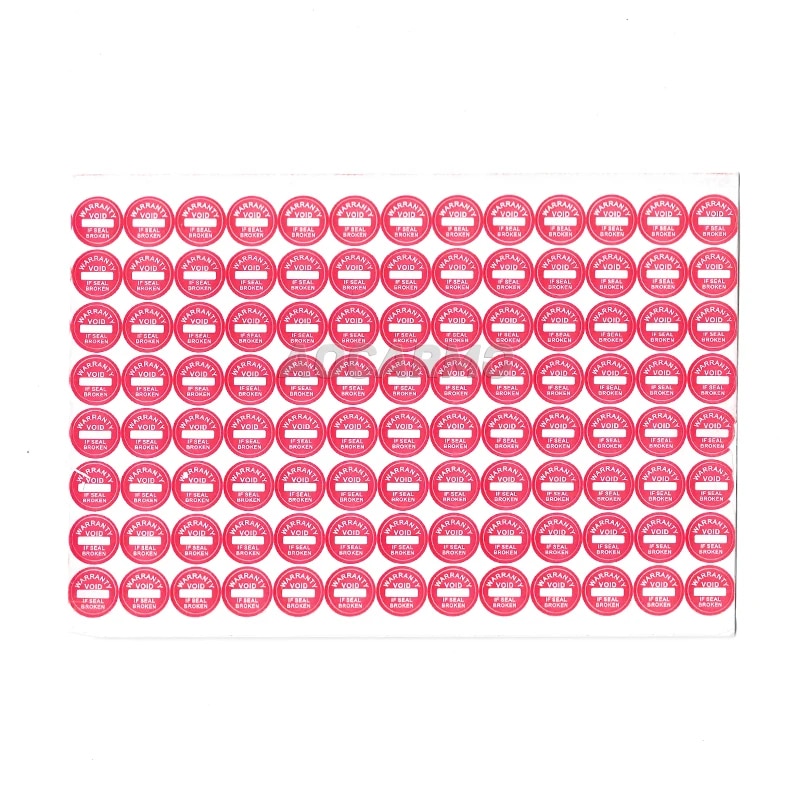 Aocarmo 100pcs/lot 1CM 10mm Damage Label Warranty Void Seal Easy Broken Fragile Sticker Adhesive For Cellphone Laptop Repair. 