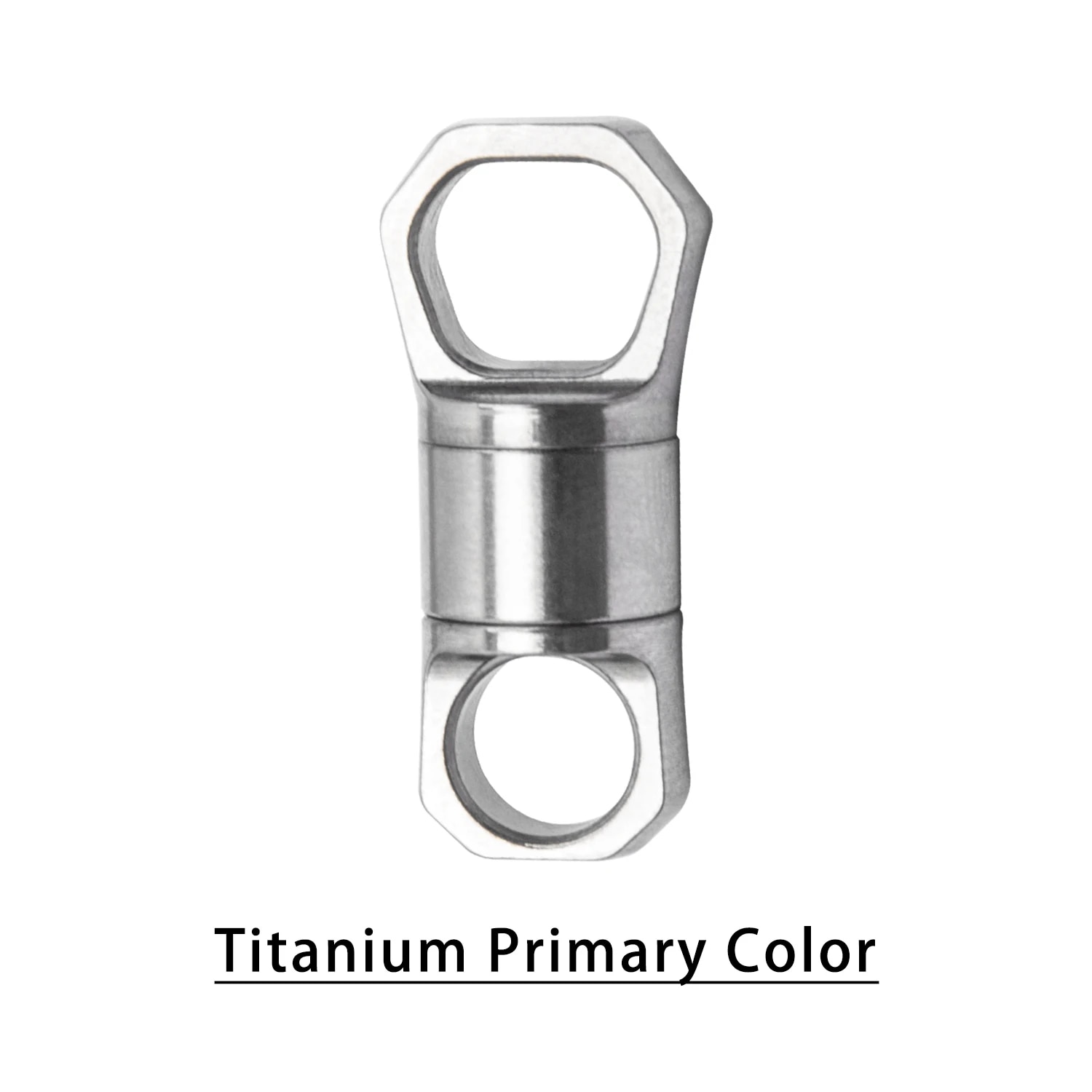 Titanium Alloy Keychain Rotary Connection Parts Universal Small Tool EDC New Two-way Key Chain. 