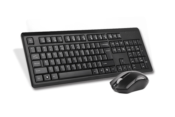 A4TECH 3000N Wireless(with bangla-1Y warranty ) Combo Keyboard & Mouse Black. 