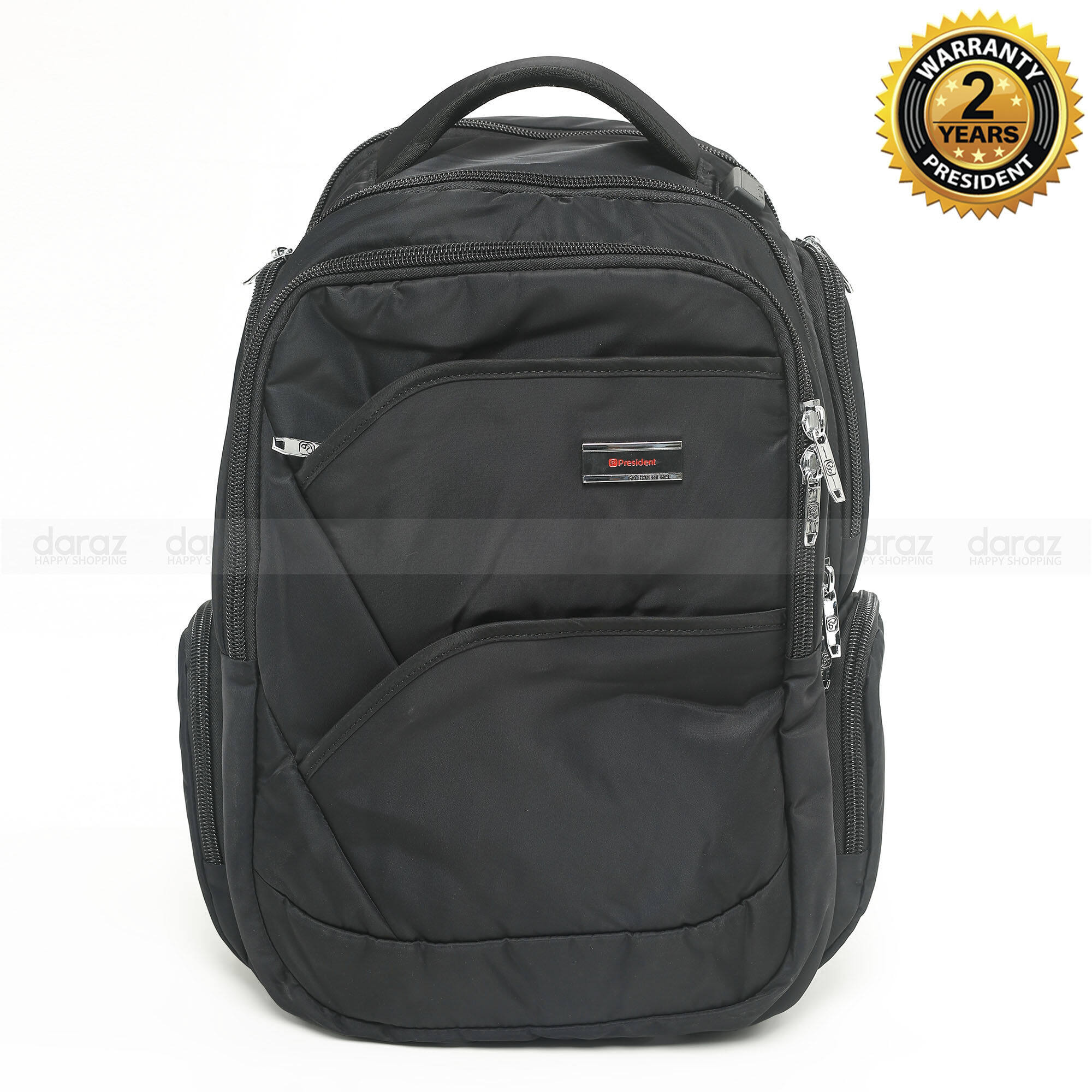 PRESIDENT Waterproof Laptop Backpack School Bag Size 18.5 Shoulder Bag with 2 Years Warranty Backpack Daraz .bd