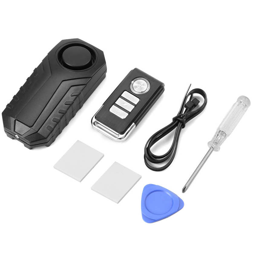 MR-22R2 Wireless Bicycle Bike Anti- Alarm Security Remote Control Lock IP55 Waterproof Loud Sound. 