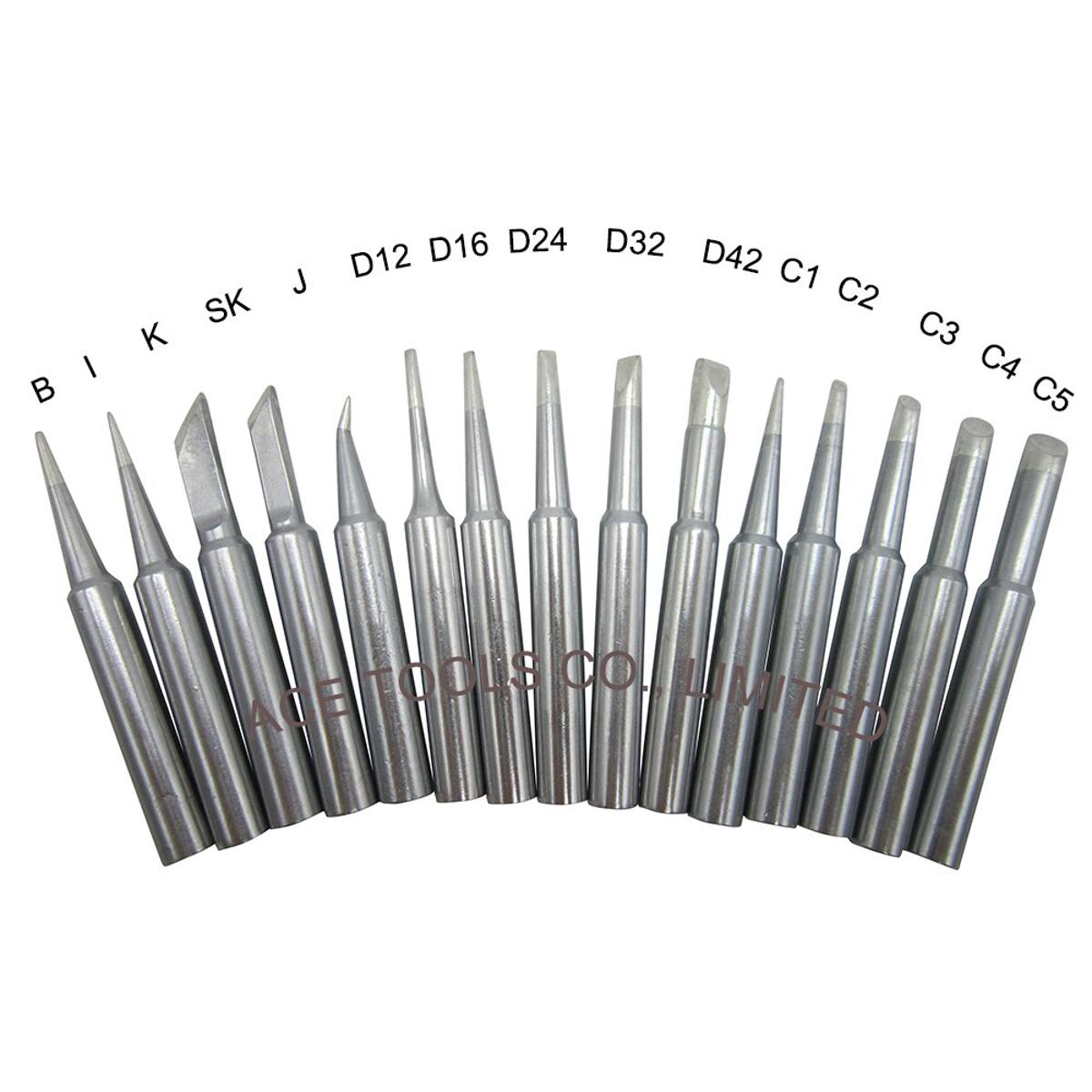【VisioN Shop】ST Series Replacement Soldering Tips Fit WELLER SP40L SP40N SPG40 WP25 WP30 WP35 WLC100 Handle Bit