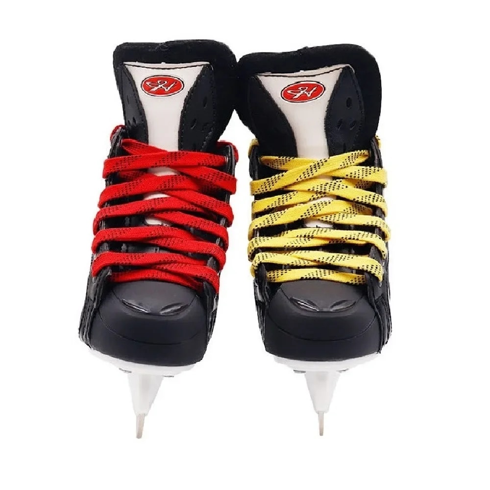 Skate Laces 8Different Length Dual Layer Braid Extra Reinforced Tips Waxed Tip Design Suit For Ice Hockey Skate Hockey Shoelace. 