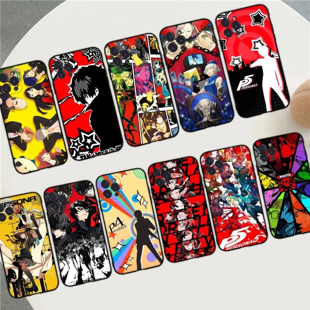 Persona 5 Take Your Heart Phone Case For IPhone 14 13 12 Mini 11 Pro XS Max X XR SE 6 7 8 Plus Soft Silicone Cover