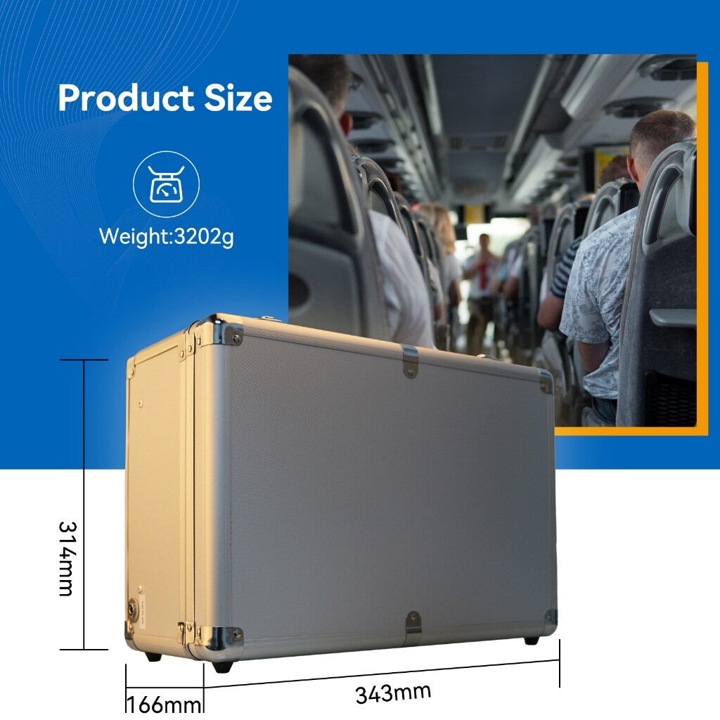 Retekess TT 020 Portable 30-Slot Charge Case Storage Box for TT116 Wireless Tour Guide System. 