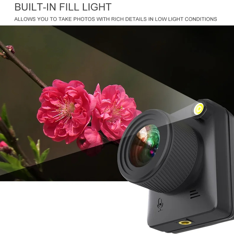 4K Time-Lapse Camera Microlight Full Color Night Vision Security Recording Construction Site Time-Lapse Camera. 