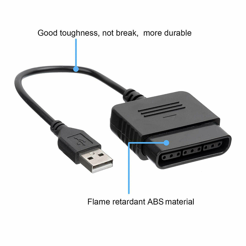 For PS2 to PS3 Controller Adapter PlayStation 2 to USB Cable for PC PlayStation3. 
