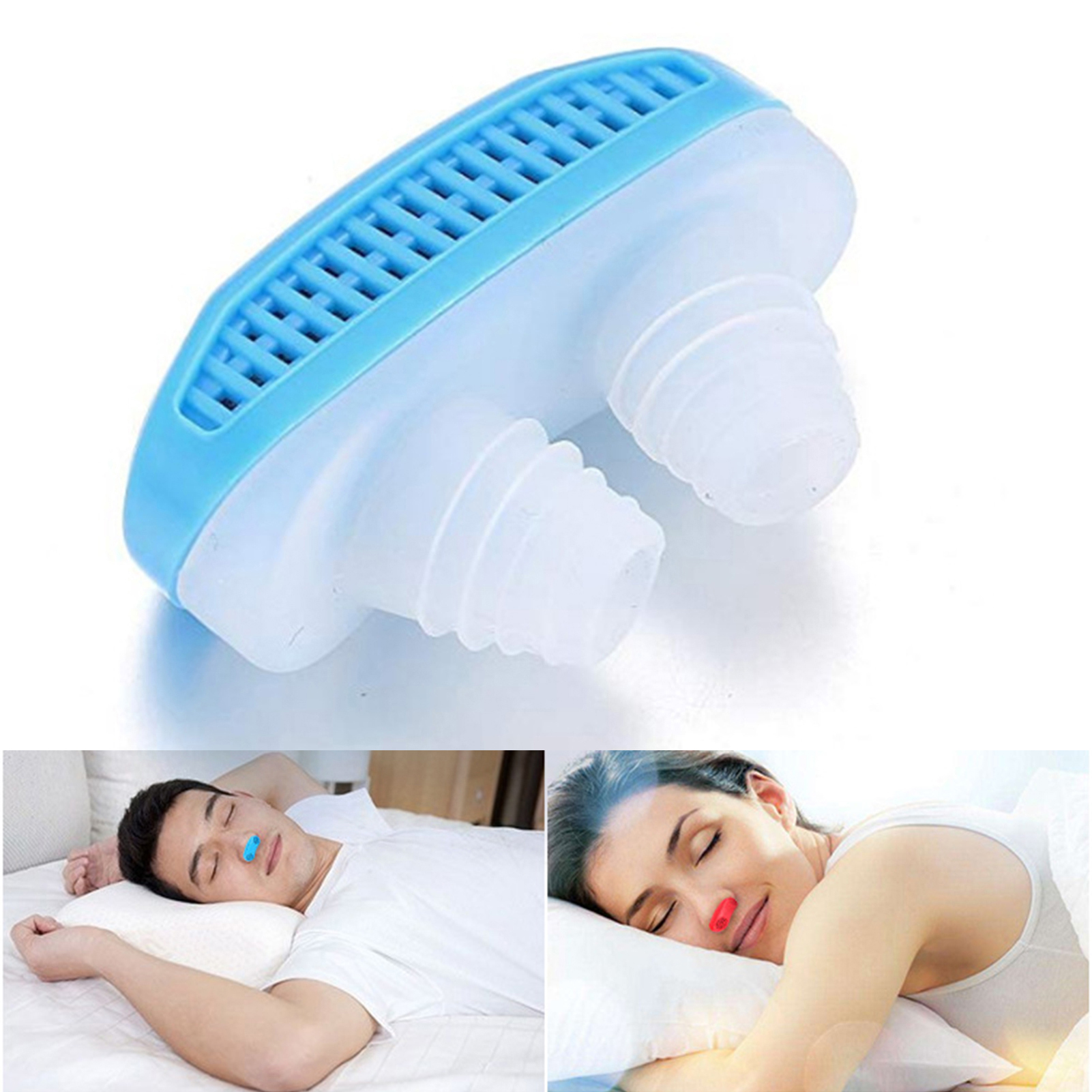Silicone Nasal Vent Silicone Nasal Plugs for Effective Snore Reduction Soft Comfortable Anti-snoring Device Home Supply for Nasal Plug for Snoring. 