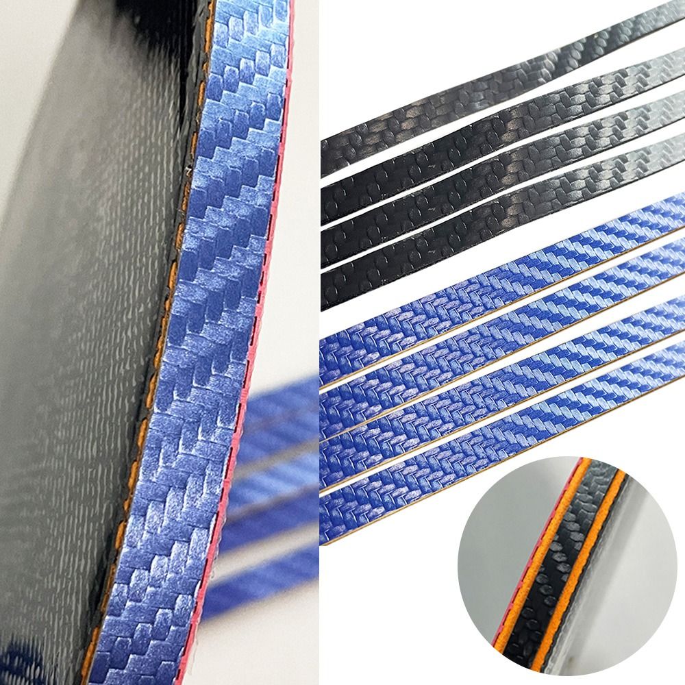 Self Adhesive Protective Strip Self-adhesive Table Tennis Racket Edge Tape Thickened Carbon Fiber Ping Pong Bat Protective Side Tape Super Hard PU Ping Pong Paddle & Bat Edge Guard. 
