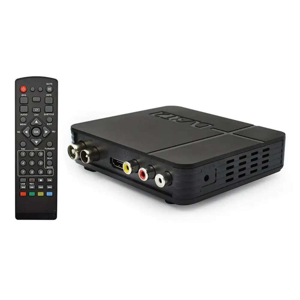 New Mini HD DVB-T2 K2 WiFi Terrestrial Receiver Digital TV Box with Remote Control. 