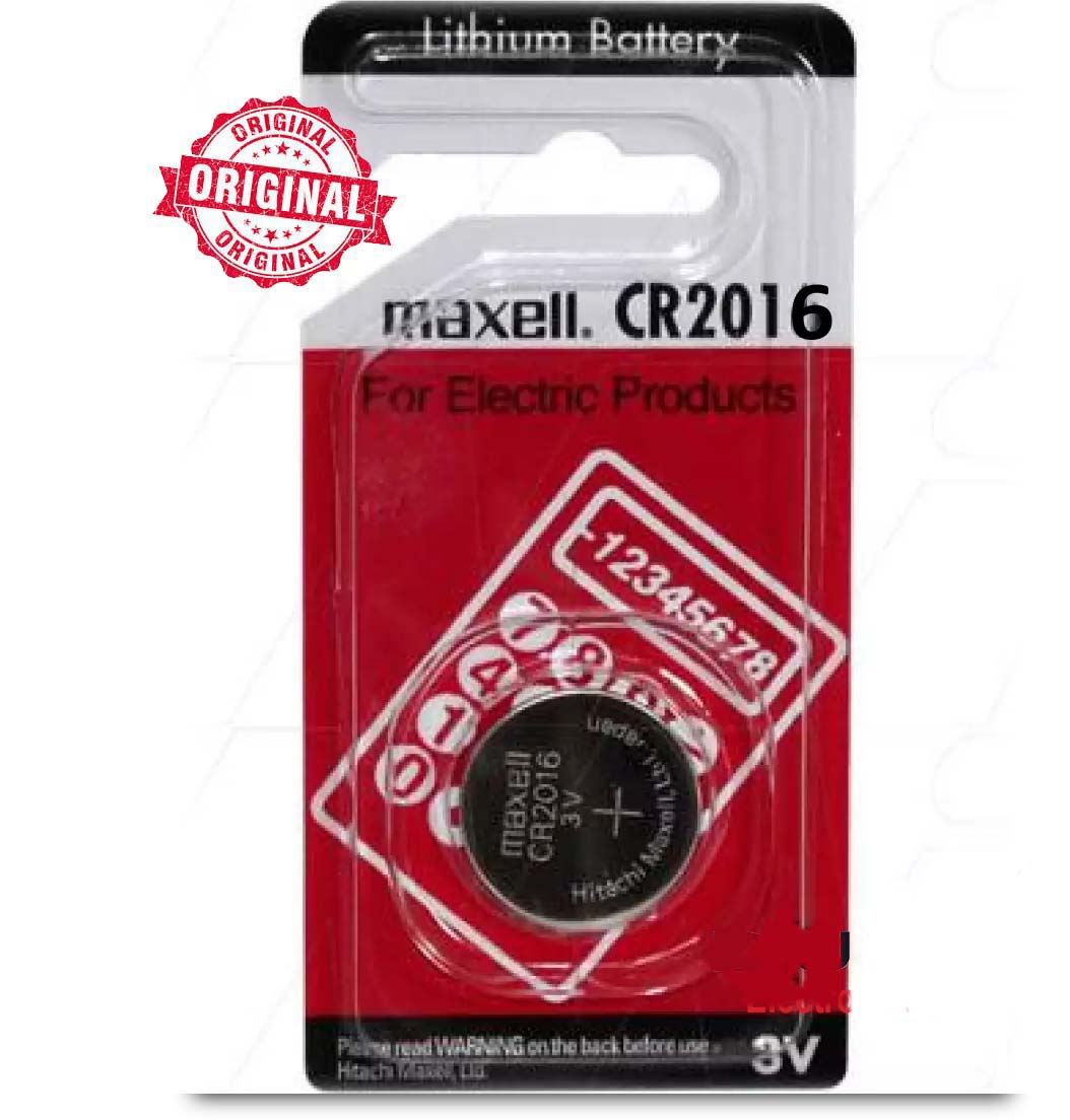 Maxell CR2016 3V Lithium battery for use in remote control. 