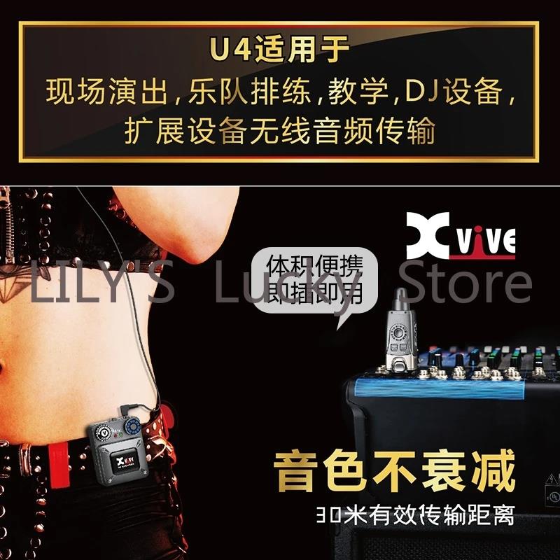 Xvive U4 wireless earphone monitoring system live performance rehearsal in-ear wireless transmitter receiver. 