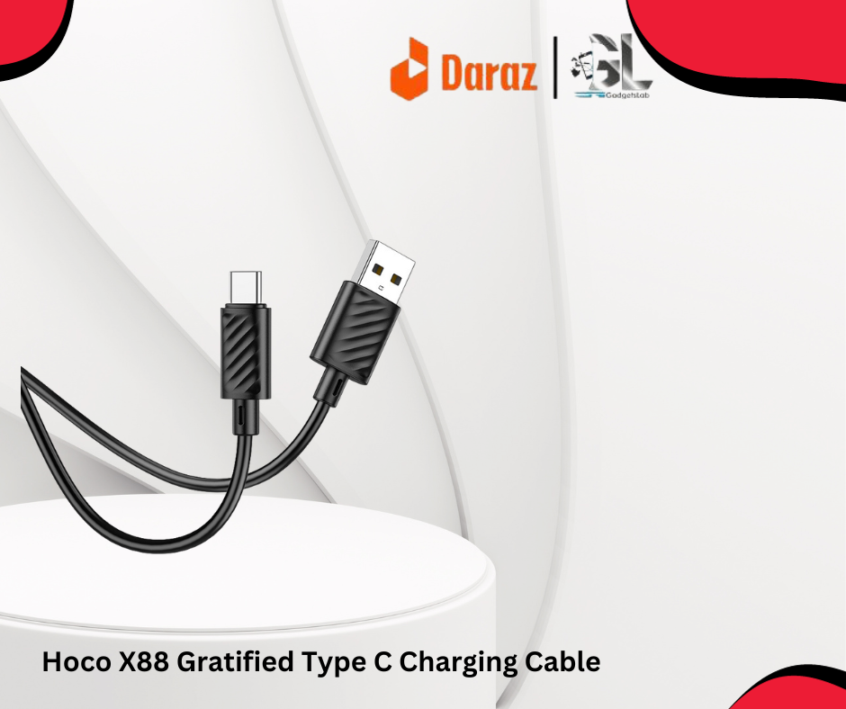 Hoco X88 Gratified Type C Fast  Charging Cable