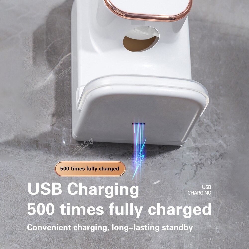 Smart Toothpaste Dispenser 3 Mode Automatic Sensor Electric Wall Mounted Tooth Paste Squeezer USB Removable Bathroom Accessories. 