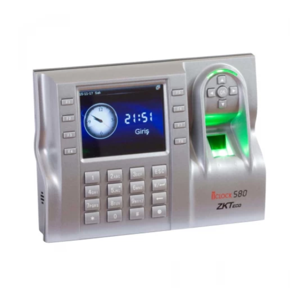 ZKTeco iClock 580 Fingerprint Time Attendance Terminal (with Adapter)
