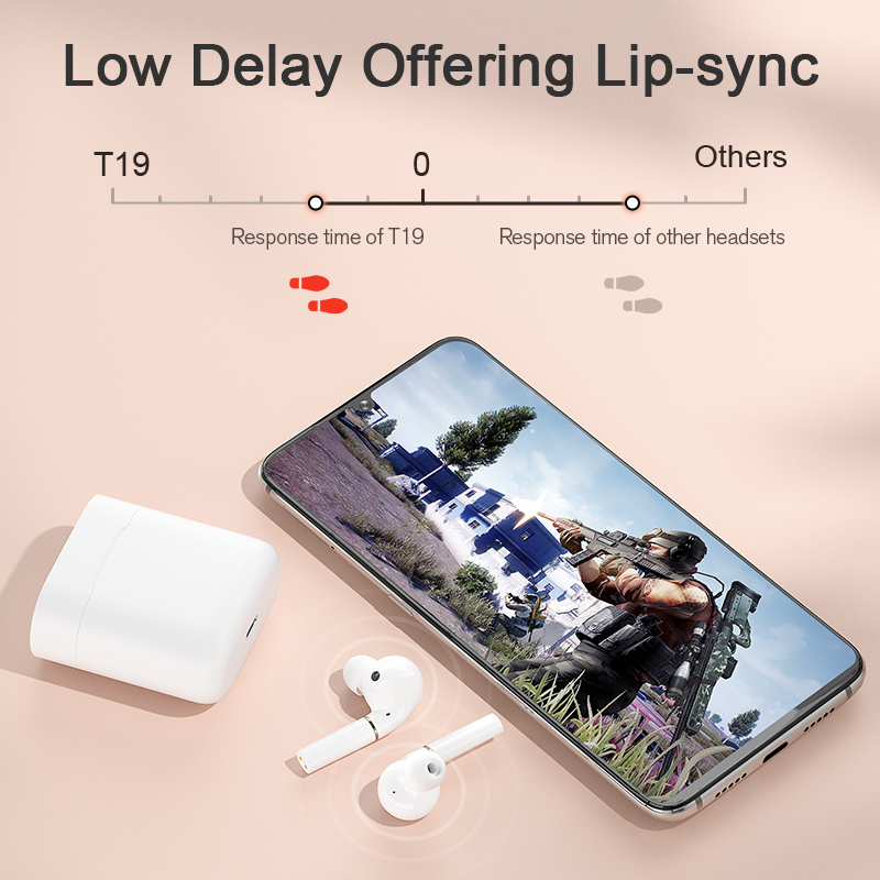 Haylou T19 Noise Canceling In-ear Bluetooth Headset APTX High Quality call. 