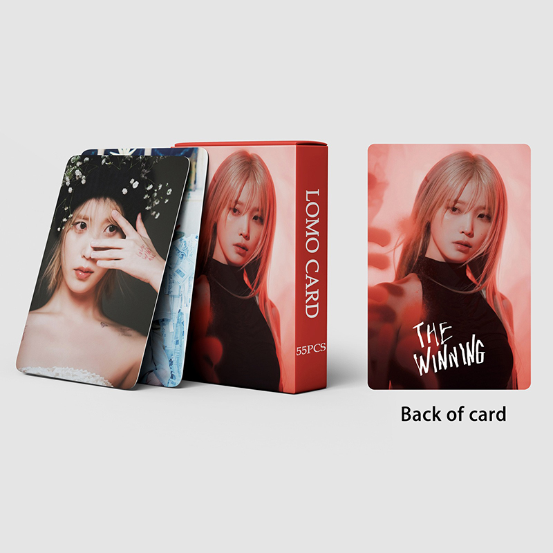 55pcs/box IU Photocards The Winning Album KPOP LOMO Card Collection Card. 