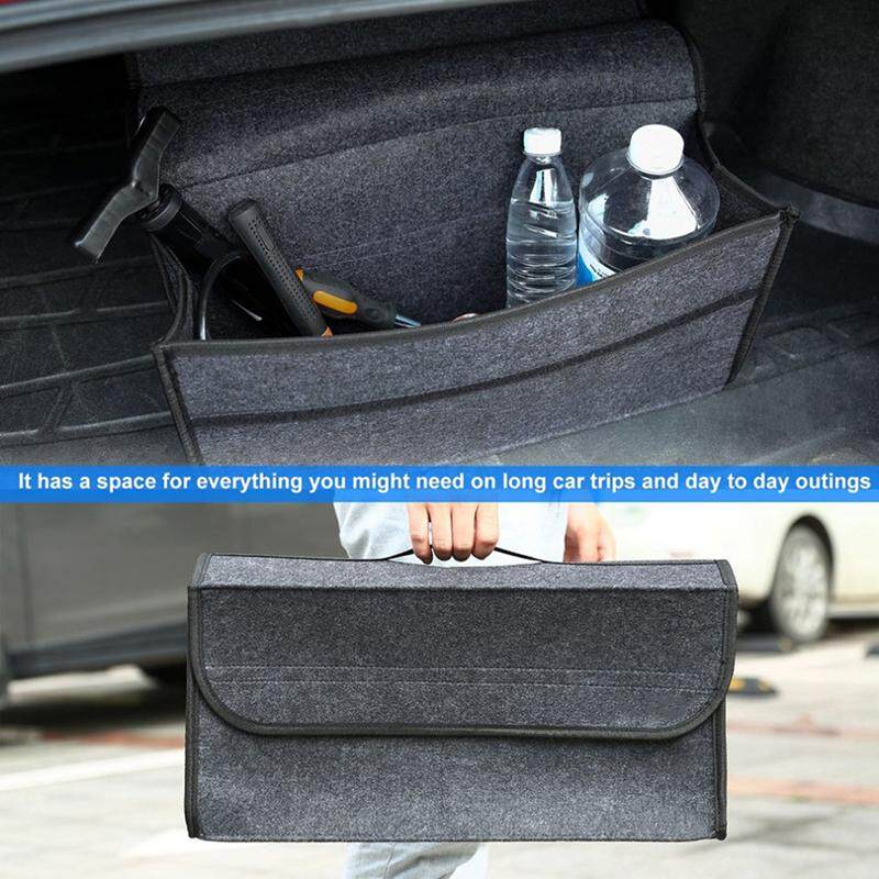 Portable Car Storage Box Car Toolbox Tool Folding Box Car Trunk Storage Bag. 