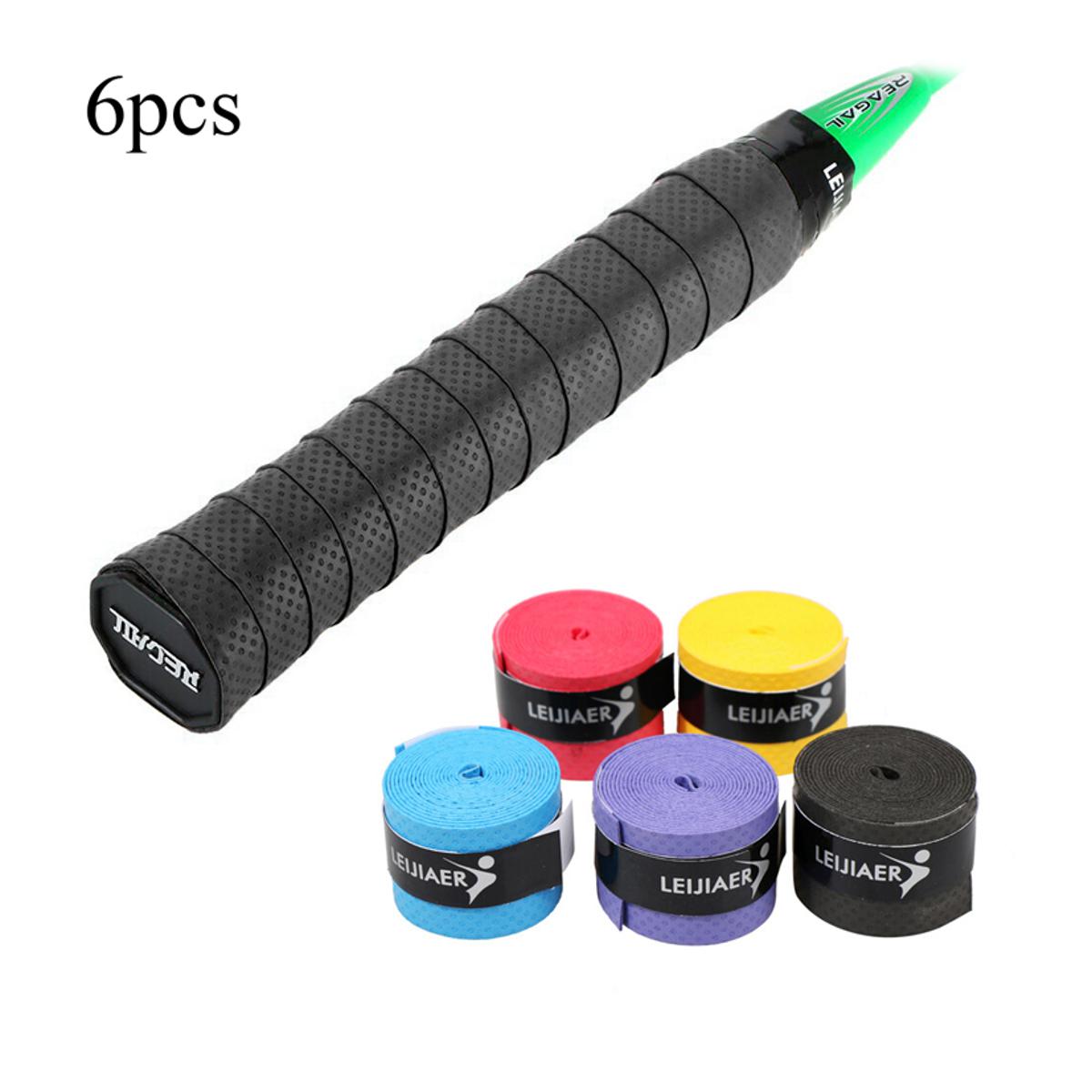 6pcs Badminton Racket Grip - Multicolor