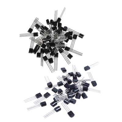 25Pcs- BC558B BC558 BC-558 BC 558 30V 100mA PNP 3 Pin Leads General Purpose Transistors BC 558 PNP 3 Pin TO-92 Package Bipolar Low Power Transistor. 