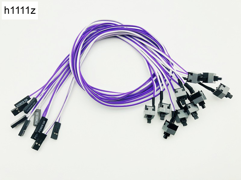 Cables for mining, cables, reboots, switchbox, power buttons, S10PCS, reset motherboard cables, desktop computers, PCs, W switching power cables