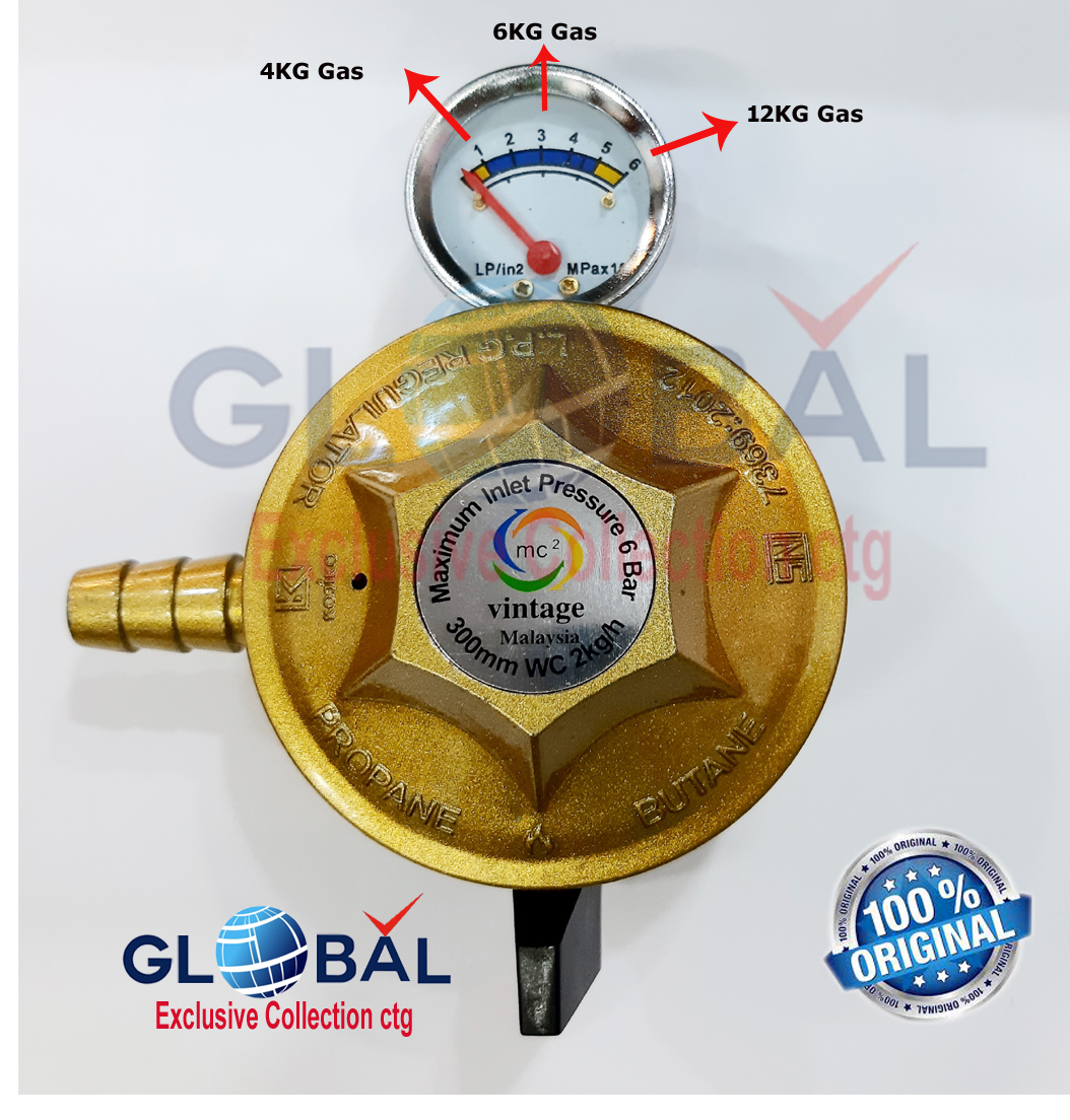 Lpg 22mm Diameter Safety Gas Regulator Low Pressure Valve Gas Burner