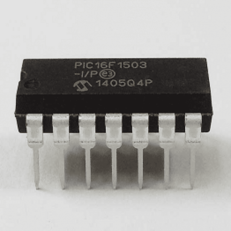 PIC16F1503 PIC-16F1503 PIC 16F1503 Microcontrollers IC 8-Bit 20MHz 3.5KB Flash Microchip MCU DIP-14 14 Pin Dual In Line Package Chip Electrical Circuitry & Parts. 