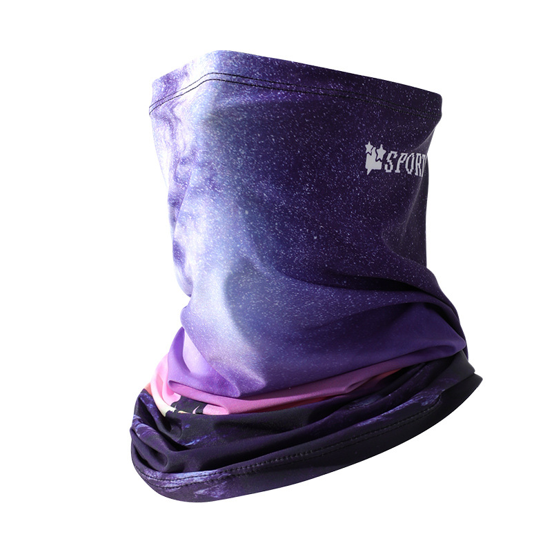Summer sunscreen mask for men, quick-drying, multi-functional magic headscarf, outdoor cycling sports breathable ice silk mask for women