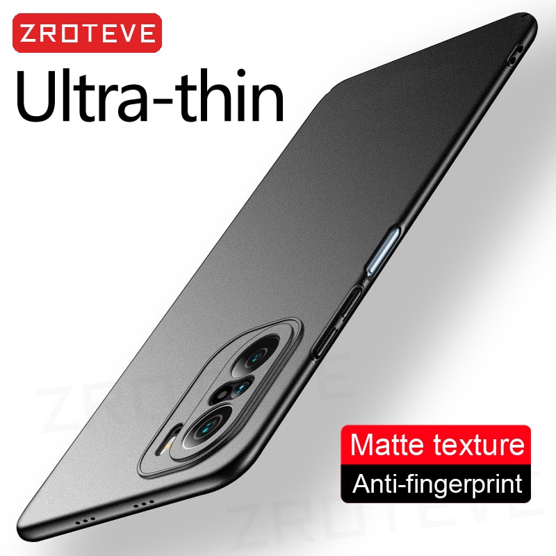 PocoF3 Case ZROTEVE Slim Hard PC Matte Cover For Xiaomi Poco F3 X3 F4 GT Xiomi Mi Pocophone F2 M3 M4 X4 X5 F5 Pro PocoF5 Cases. 