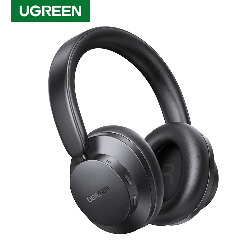 UGREEN HiTune Max3 Hybrid 35dB ANC Active Noise Cancelling Headphones Wireless Over Ear Bluetooth Earphones, 3D Spatial Audio. 