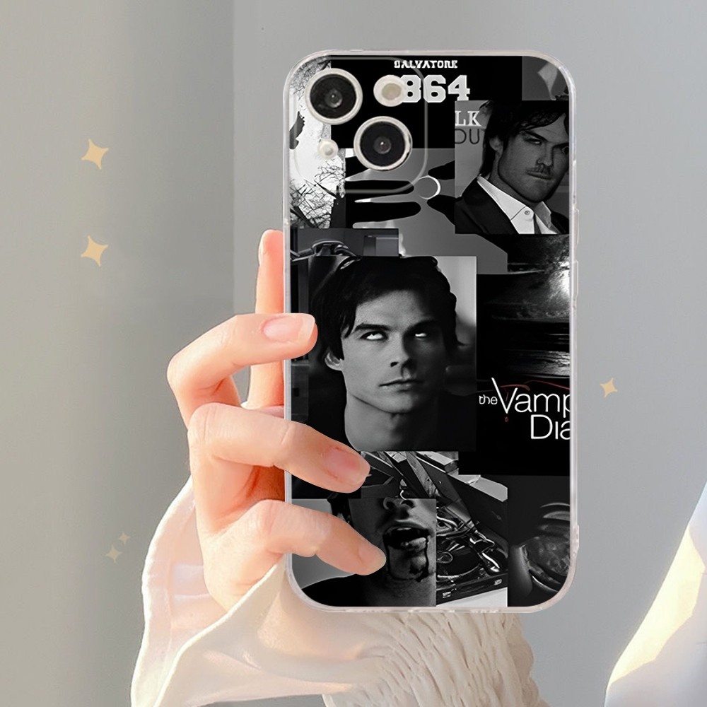 The Vampire Diaries Phone Case For iPhone 14 13 12 Mini 11 Pro XS Max X XR SE 6 7 8 Plus Soft Silicone Cover. 