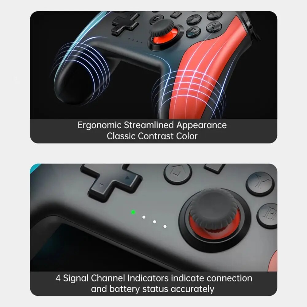 BT 2.4G Wireless Controller For Nintendo Switch Pro Smartphone PC TV Box Tablet PS3 Tesla Gamepad PC Joystick Controller. 