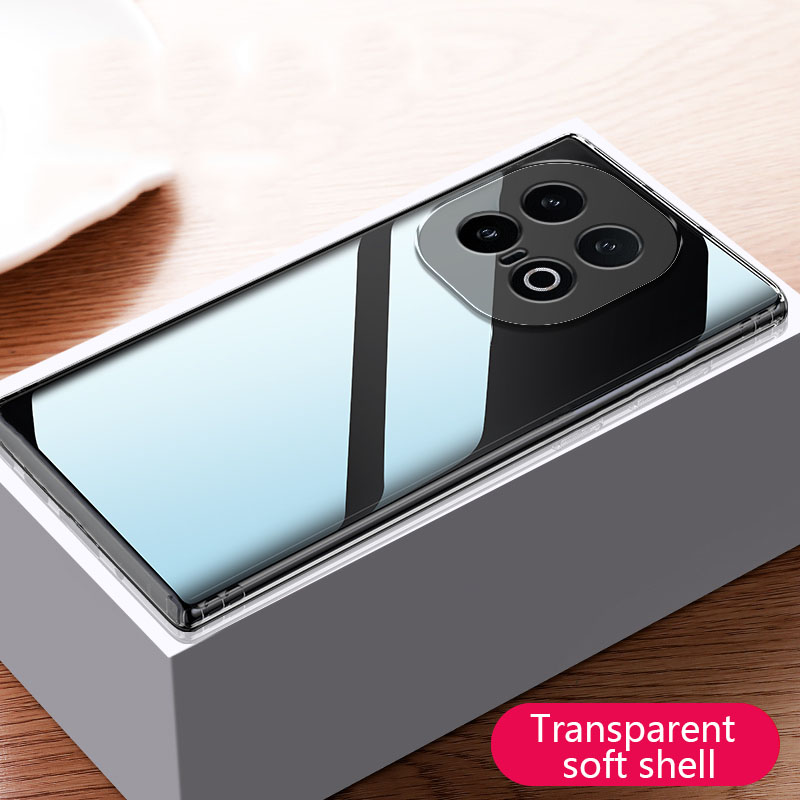 Tokifu For IQOO 13 Back Cover Soft Casing Transparent TPU Simple Case Covers. 