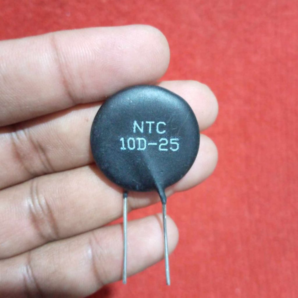 BLACK NTC 10D-25 25mm Leaded Epoxy Coated Thermistor Temperature Sensor NTC 10 Ohm Thermal Resistor 10 Ohm Thermistor 2 Pin Leads 10 Ohm NTC 10 Ohm Temperature Sensor. 