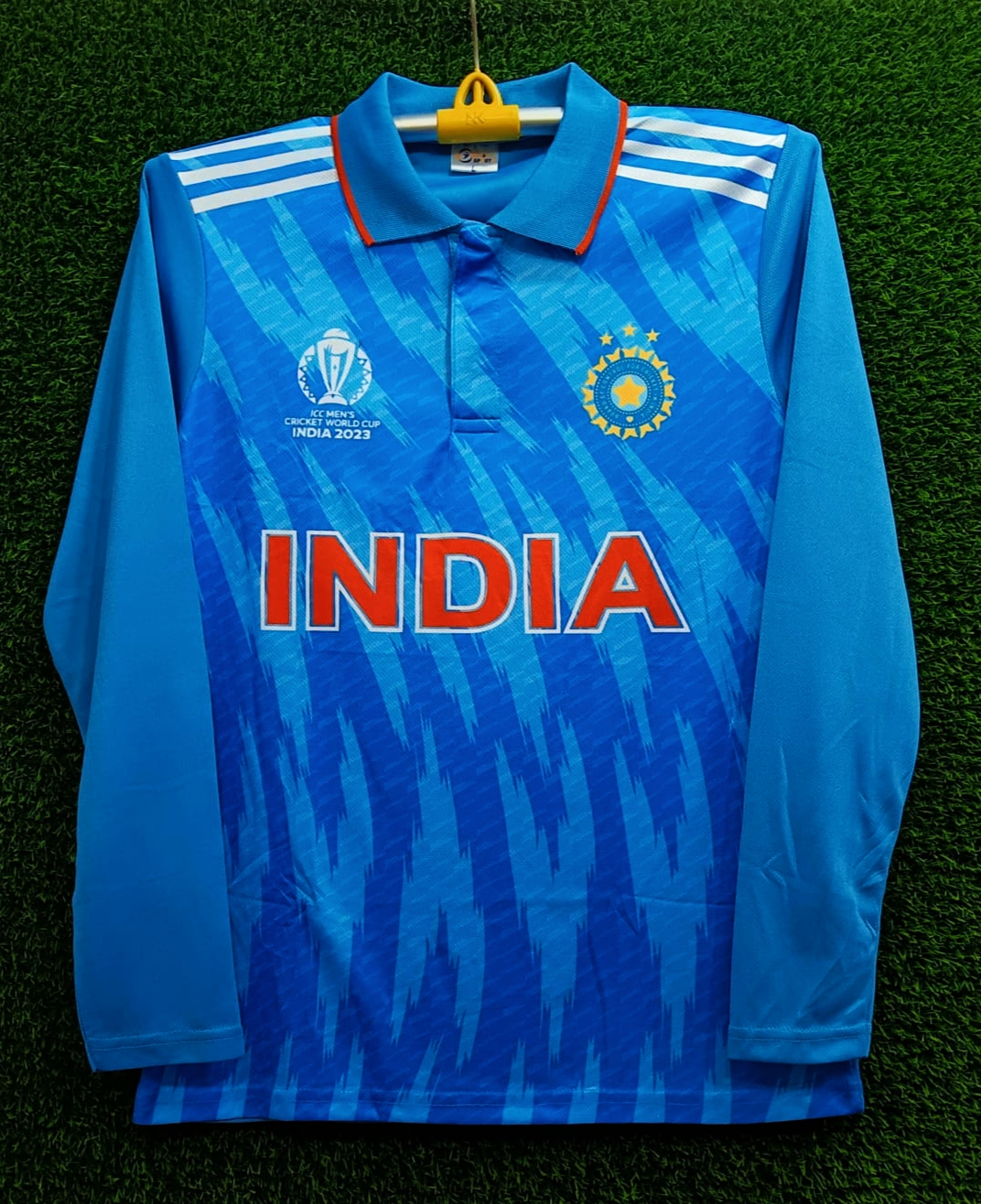 India ICC Cricket World Cup 2023 Jersey FULL SLEEVE PLAYER VERSION S, 2023  World Cup Team List India
