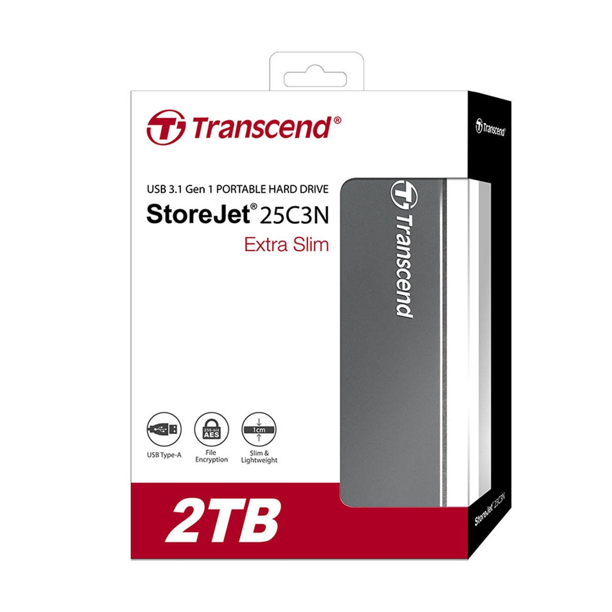 Transcend 2TB StoreJet 25C3N Portable Hard Drives. 
