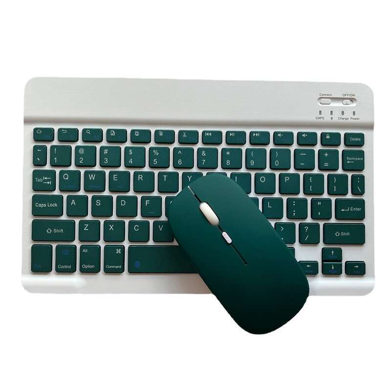 Bluetooth suitable for iPad Apple Huawei tablet Miao Kong charging keyboard wireless keyboard and mouse set. 