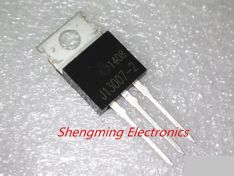 2Pcs MJE13007 E13007 13007 NPN Transistor 400V 8A 80W Electronic Power Transistor NPN Switch Mode High Voltage Triode Transistor TO-220. 