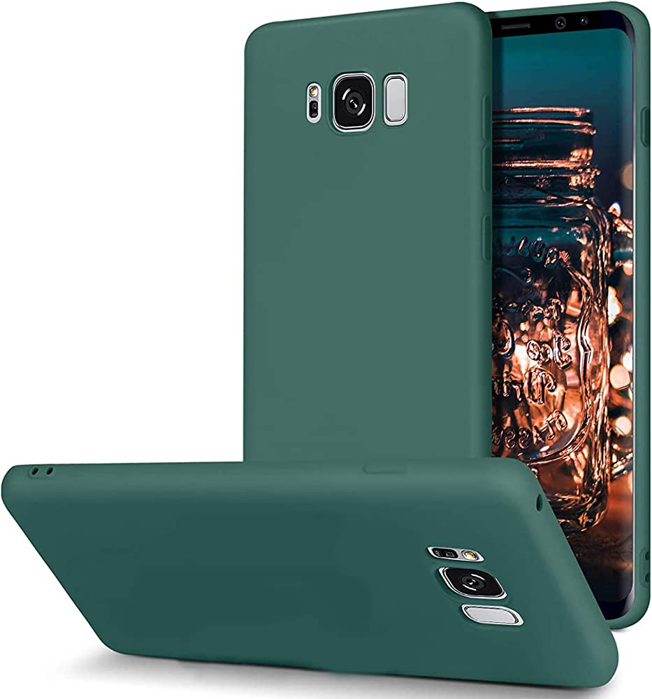 Silicone Case Compatible with Samsung Galaxy S8 Plus Case Soft Silicone Case, with Soft Microfiber Lining, Protective Phone Case Cover for Samsung S8+ /Galaxy Plus 6.2 inch. 