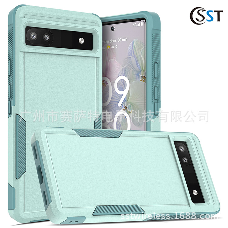 [autismaut] Applicable to Google Google pixel 6a Mobile Phone Protective Case Neutral Commuter Two-in-One pexel 7 pro