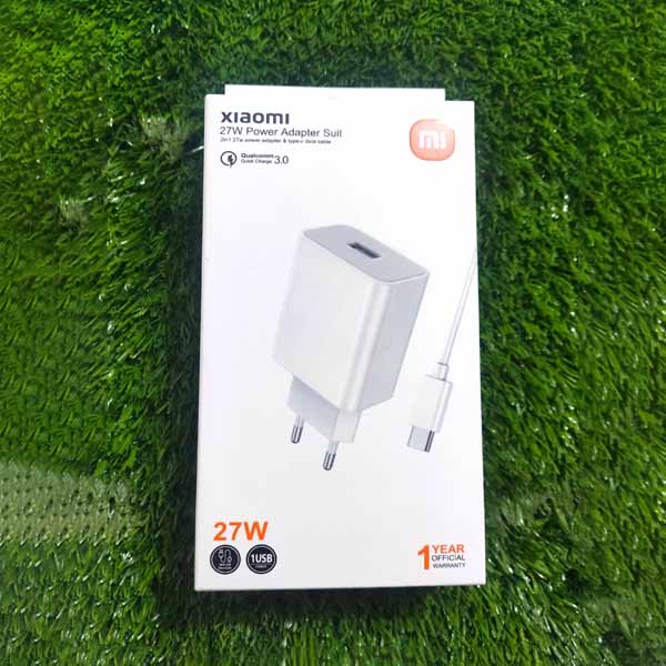 MI 27W Fast Charger Power Adapter Suit For Redmi Xiaomi Mi (Type C)