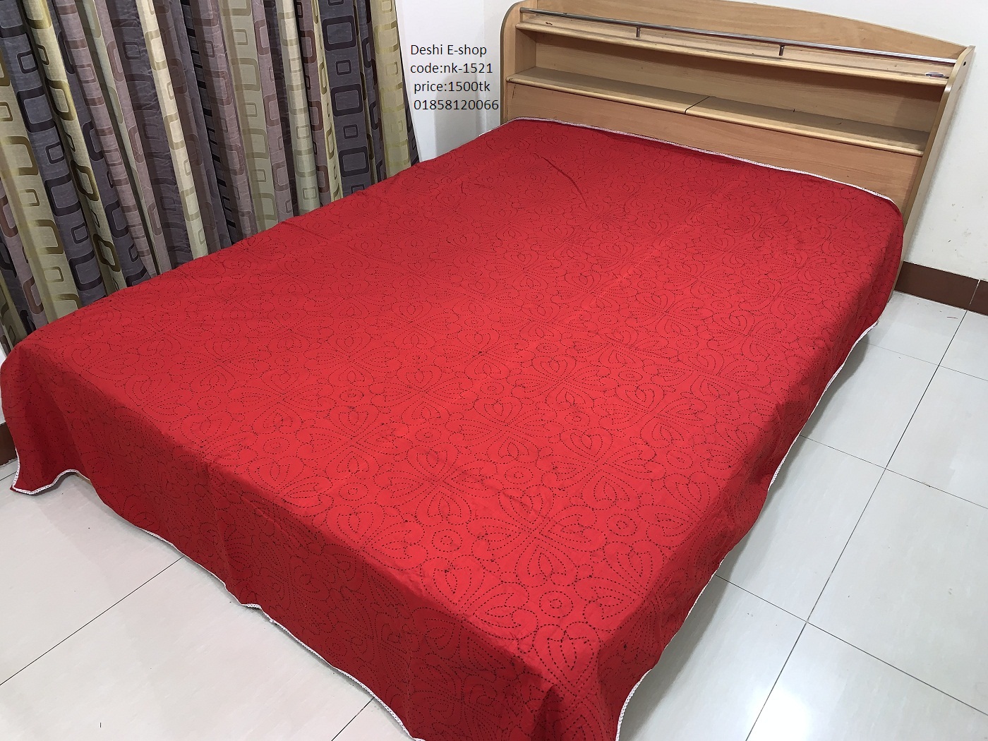 Hand Made Cotton Nakshi Katha - Multi Color