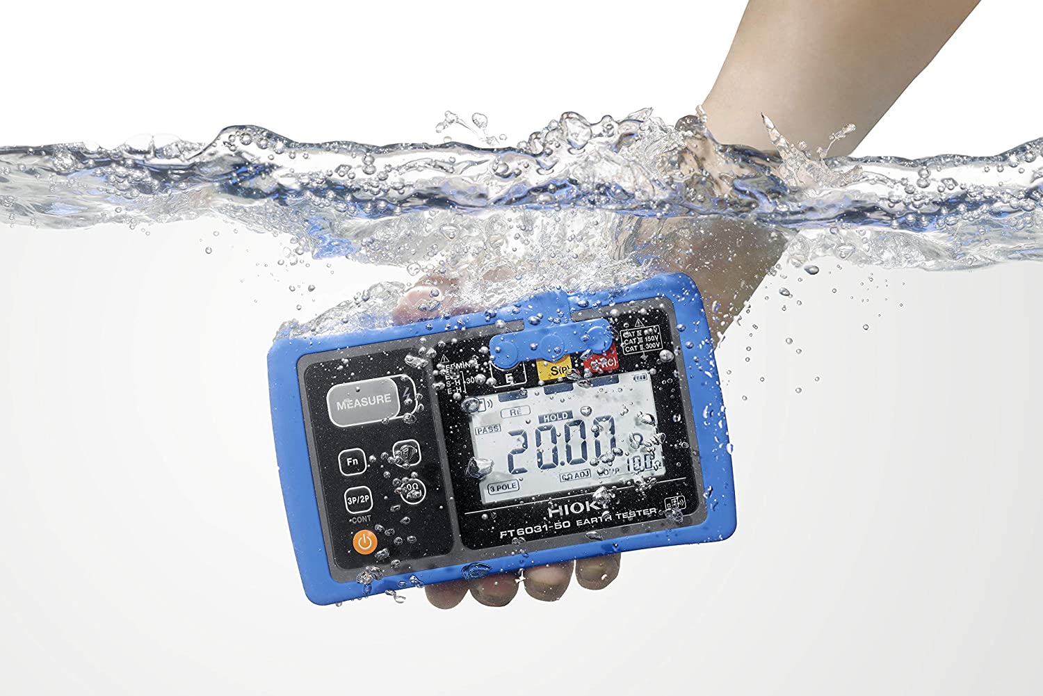 Hioki FT6031-50 Earth Tester Tough and Ready for the Field IP67 Dustproof and Waterproof - Kings Trading. 