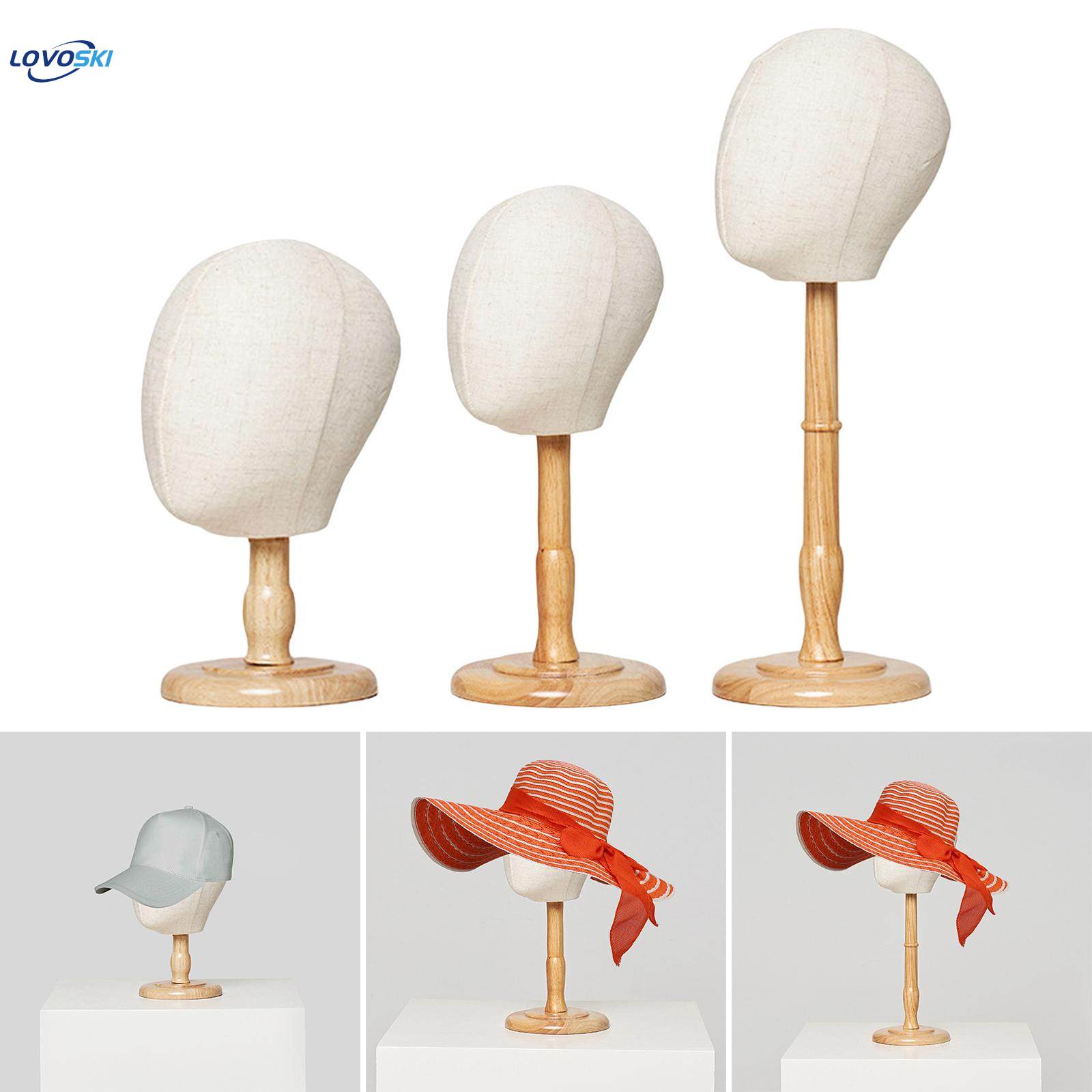 Hat Head Display Children Mannequin Head Model for Styling Drying Home Salon Total Height 31cm. 