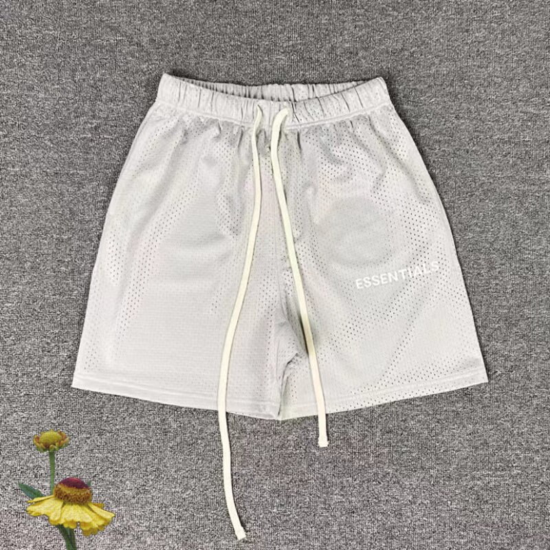 Men LEE FOG Essentials Shorts Summer Loose Casual High Quality Breathable Mesh Fabric ESSENTIALS Short Pants. 